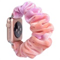 Scrunchie Apple Watch Series Ultra/8/SE (2022)/7/SE/6/5/4/3/2/1 Rem - 49mm/45mm/44mm/42mm - Lyserød Abrikos
