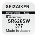 Seizaiken 377 SR626SW sølvoxidbatteri - 1.55V