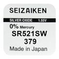 Seizaiken 379 SR521SW Sølvoxidbatteri - 1.55V
