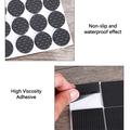 Selvklæbende Skumdutter til Stoleben - 3cm x 3cm - sort