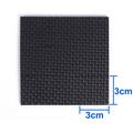 Selvklæbende Skumdutter til Stoleben - 3cm x 3cm - sort