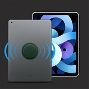 Selvklæbende Apple AirTag 1/2 holder i silikone - Mørkegrøn