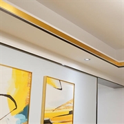 Selvklæbende, vandtæt, dekorativ forseglingstape - 1cm x 50m - guld