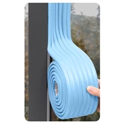 Selvklæbende vejrforseglingstape til dør- og vindueshuller - 8cm x 2m - Blå