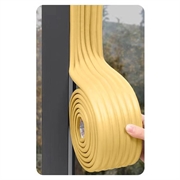 Selvklæbende vejrforseglingstape til dør- og vindueshuller - 8cm x 2m - gul