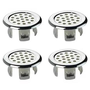 Sæt med 4 Dekorative Overløbsringe til Vask - Masket Ring