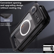 iPhone Air Shellbox M Series IP68 vandtæt cover - dykkercover med MagSafe-kompatibilitet