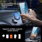 iPhone 17 Shellbox M Series IP68 vandtæt cover - dykkercover med MagSafe-kompatibilitet - Sort