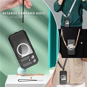 iPhone 17 Shellbox M Series IP68 vandtæt cover - dykkercover med MagSafe-kompatibilitet - Sort