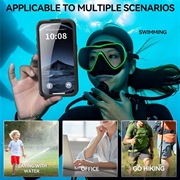 iPhone 17 Pro Shellbox M Series IP68 vandtæt cover - dykkercover med MagSafe-kompatibilitet - Sort