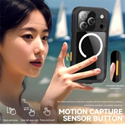 iPhone 17 Pro Shellbox M Series IP68 vandtæt cover - dykkercover med MagSafe-kompatibilitet - Sort