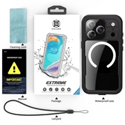 iPhone 17 Pro Shellbox M Series IP68 vandtæt cover - dykkercover med MagSafe-kompatibilitet - Sort