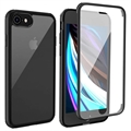 iPhone 7/8/SE (2020)/SE (2022) Shine&Protect 360 Hybrid Cover - Sort / Klar