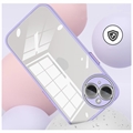 iPhone 13 Stødabsorberende Hybrid Cover med Kamerabeskytter - Lyselilla