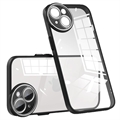 iPhone 14 Stødabsorberende Hybrid Cover med Kamerabeskytter - Sort