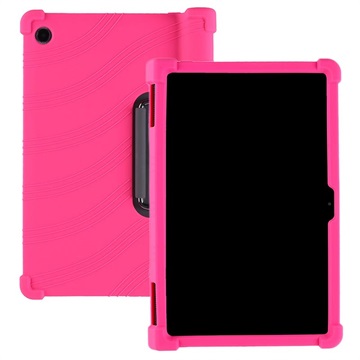 Stødtæt Lenovo Yoga Tab 11 Silikone Cover - Hot Pink
