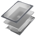 Stødtæt MacBook Air 13" (2022) Plastik Cover - Grå