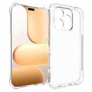 Honor 600 Lite Stødsikkert Silikone Cover - Gennemsigtig