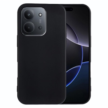 Xiaomi Redmi 15C 4G/Poco C85 4G Stødsikkert Silikone Cover - sort