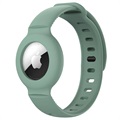 Stødtæt Apple AirTag Silikone Armbånd - Grøn