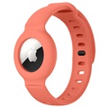Stødtæt Apple AirTag Silikone Armbånd - Orange