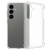 Samsung Galaxy S24 Stødsikkert TPU Cover - Gennemsigtig