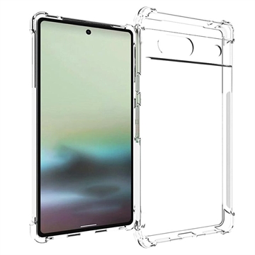 Stødsikkert Google Pixel 7a TPU Cover - Gennemsigtig