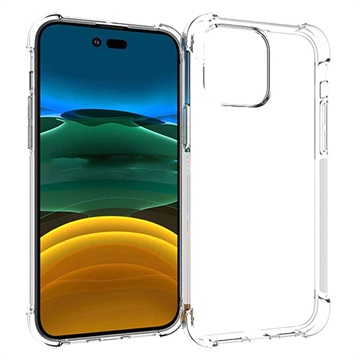 Stødtæt iPhone 14 Pro Max TPU Cover - Gennemsigtig