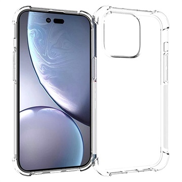 Stødsikkert iPhone 14 Pro TPU Cover - Gennemsigtig