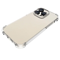 iPhone 15 Pro Stødsikkert TPU Cover - Gennemsigtig
