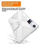 Lenovo Legion Y700 (Gen 5) Stødsikkert TPU Cover med kickstand - Hvid