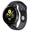 Samsung Galaxy Watch Active Silikone Rem - Sort / Grå