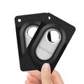 Kortetui i silikone til Samsung Galaxy SmartTag 2 Bluetooth Tracker Beskyttelsescover Sleeve - Sort