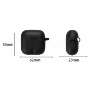 Honor Earbuds 5e silikoneetui med spænde - Sort