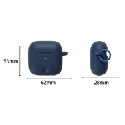 Honor Earbuds 5e silikoneetui med spænde - mørkeblå