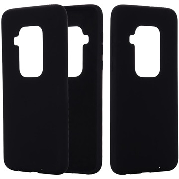 Motorola One Zoom Silikone Cover - Fleksibelt og Mat - Sort