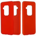 Motorola One Zoom Silikone Cover - Fleksibelt og Mat - Rød