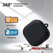 Samsung Galaxy Buds 4/Buds 4 Pro Silikone Cover med Karabinhage