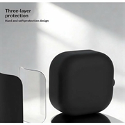 Samsung Galaxy Buds 4/Buds 4 Pro Silikone Cover med Karabinhage