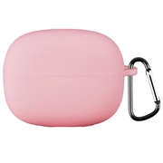Xiaomi Redmi Buds 8 Pro Silikone Cover med Karabinhage - Pink