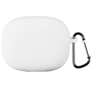 Xiaomi Redmi Buds 8 Pro Silikone Cover med Karabinhage - Hvid