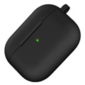 AirPods 3 Silikonecover med Nøglering A060 - Sort