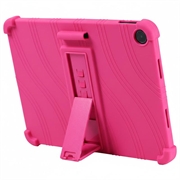 OnePlus Pad Go 2/Oppo Pad Air5 silikoneetui med kickstand - Hot Pink