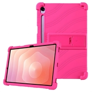 Samsung Galaxy Tab S11 silikoneetui med kickstand - Hot Pink