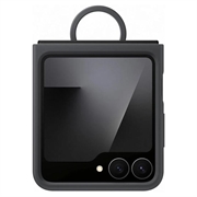 Samsung Galaxy Z Flip7 FE Silikone Cover med Ring EF-PF741TBEGWW - Sort
