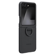 Samsung Galaxy Z Flip7 FE Silikone Cover med Ring EF-PF741TBEGWW - Sort