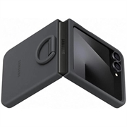 Samsung Galaxy Z Flip7 FE Silikone Cover med Ring EF-PF741TBEGWW - Sort