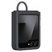 Samsung Galaxy Z Flip7 FE Silikone Cover med Ring EF-PF741TBEGWW - Sort
