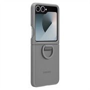 Samsung Galaxy Z Flip6 Silikone Cover med Ring EF-PF741TJEGWW - Grå