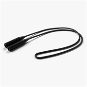 Brillesnor i Silikone - sort